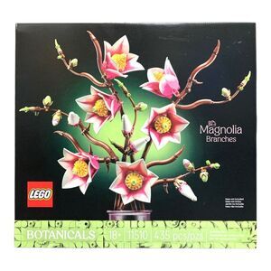 LEGO Botanicals Magnolia Branches Building Set, 435 pc.